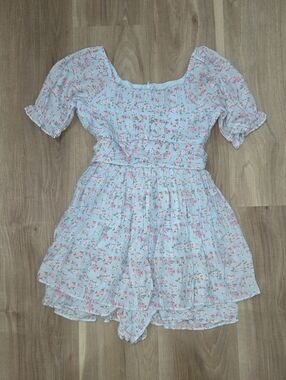 •Rare Editions• Little Girls Floral Romper